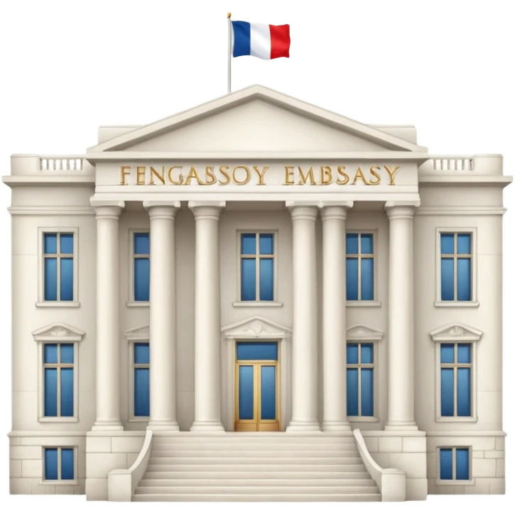 building of the French Embassy in the United States emoji