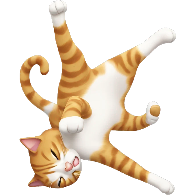 Backflip cat emoji