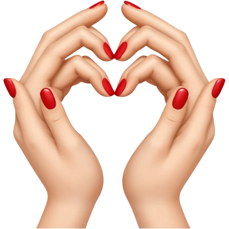 hands forming a heart shape emoji