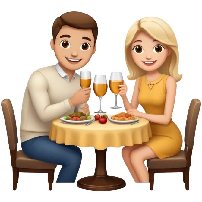 Dinner date emoji