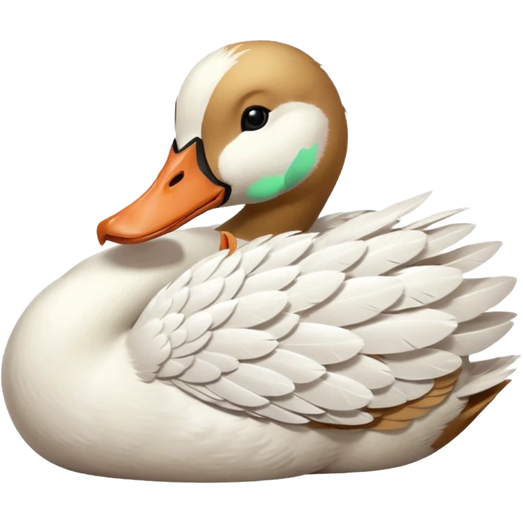 Sleeping goose emoji
