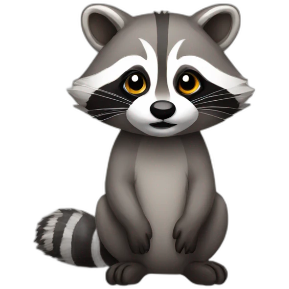 Raccoon emoji
