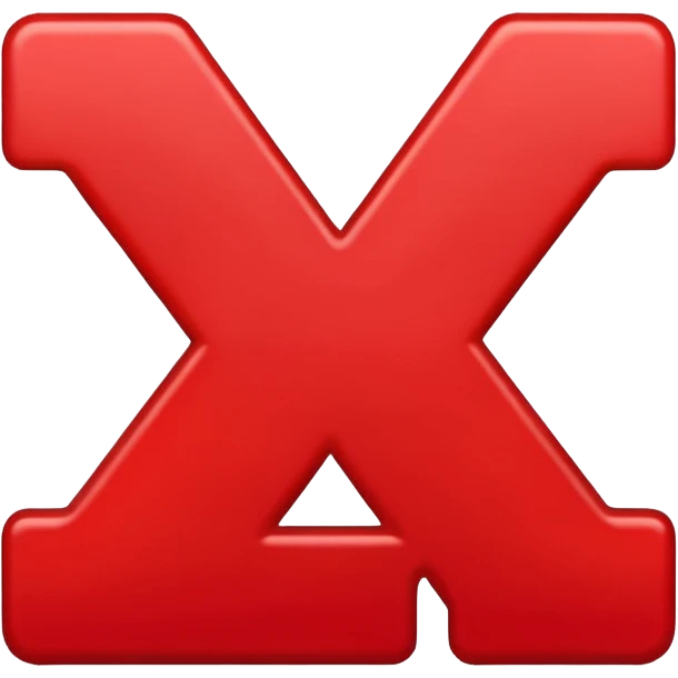 red minus symbol emoji
