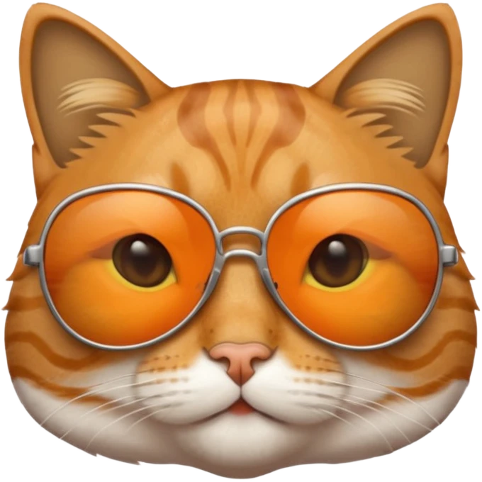 Cat wearing sunglasses emoji