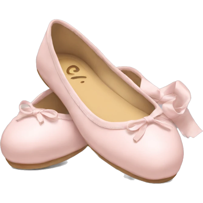 light pink ballerina flats emoji