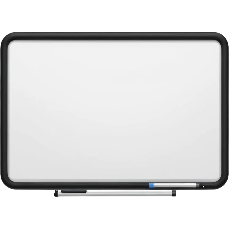 whiteboard in classroom emoji