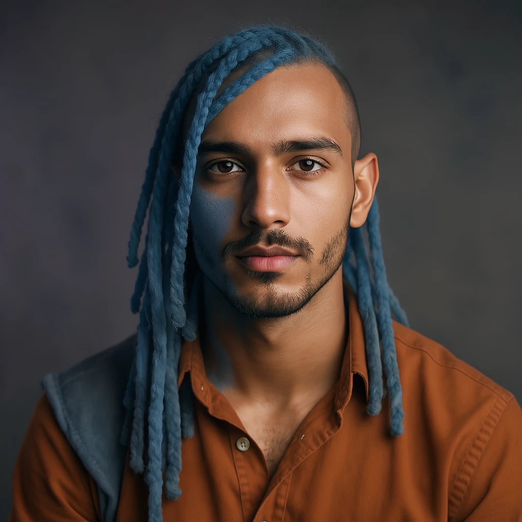 realistic portrait of a photographer, studio quality emoji