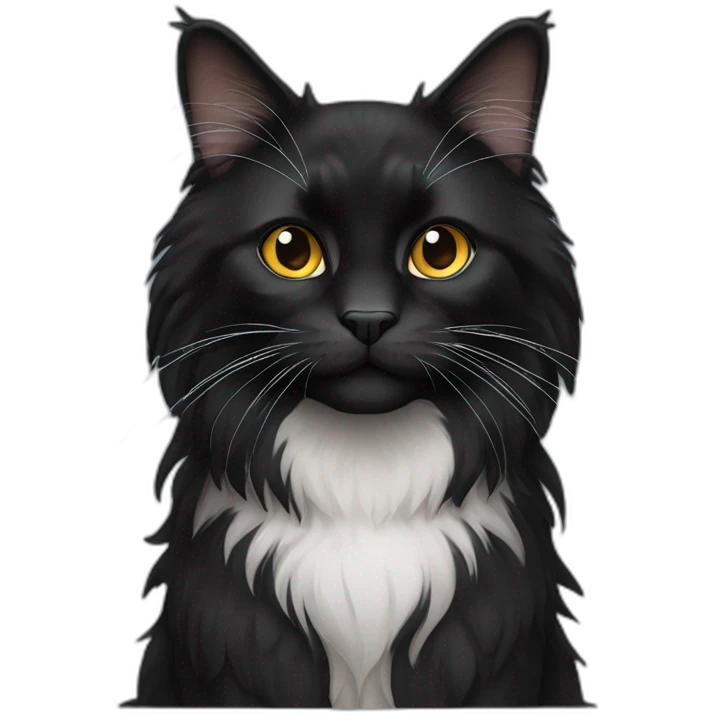 black main coon emoji