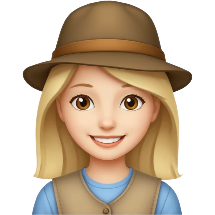 girl hat emoji