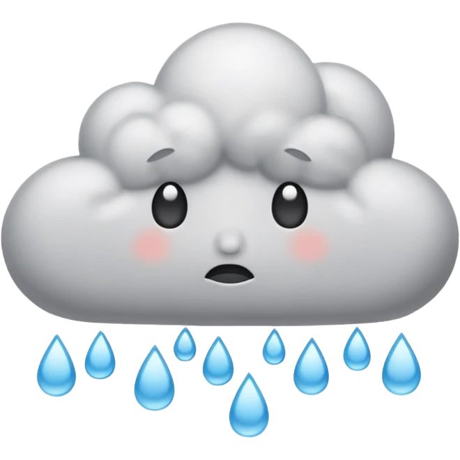 a sad cloud emoji emoji