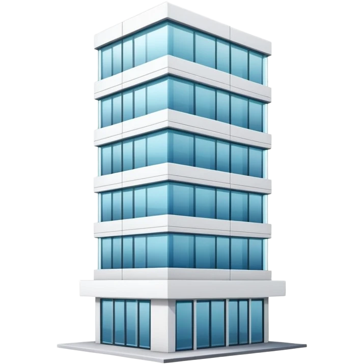 modern apartment building with sleek design emoji