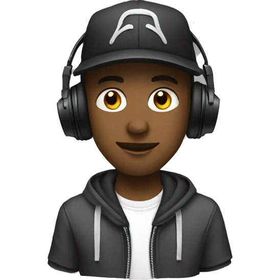 rap dj  emoji