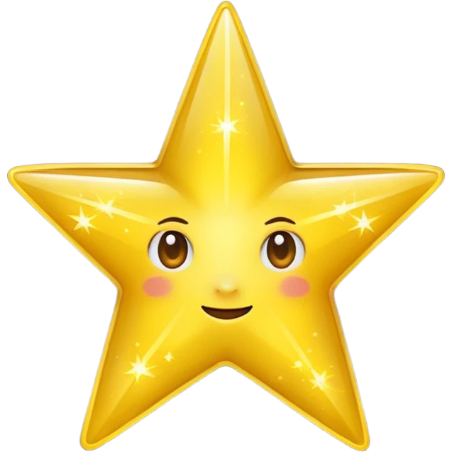 a star emoji with sparkles emoji