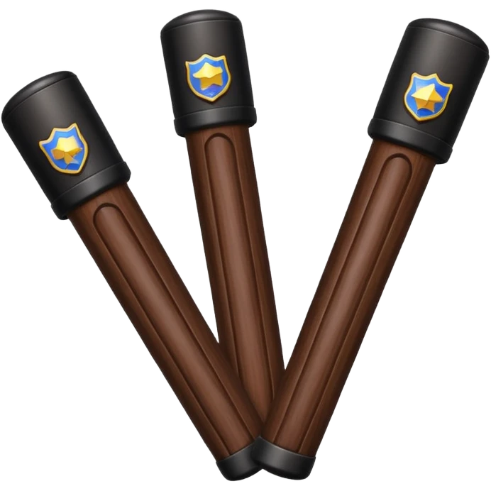 two police baton emoji