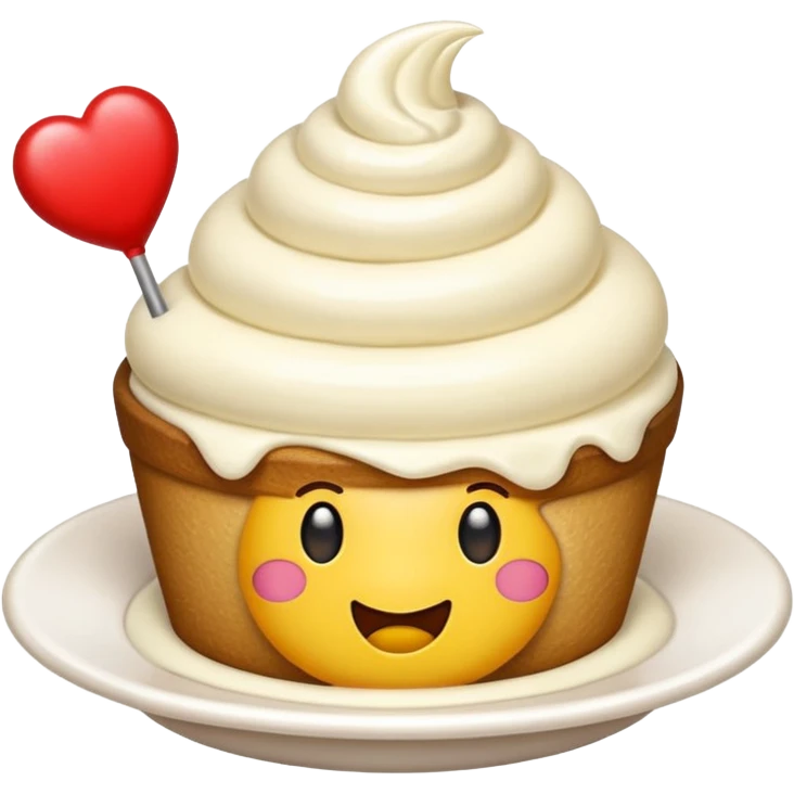 Emoji pervertita con panna in bocca emoji