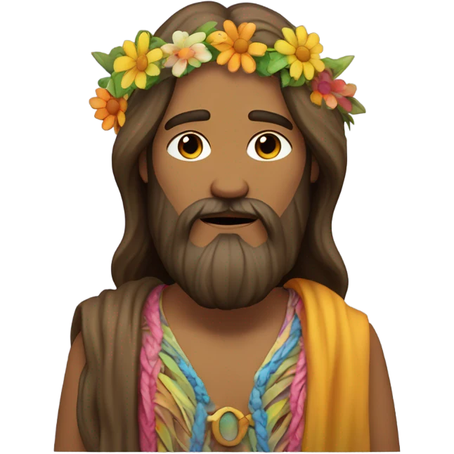 Hippie Jesus emoji