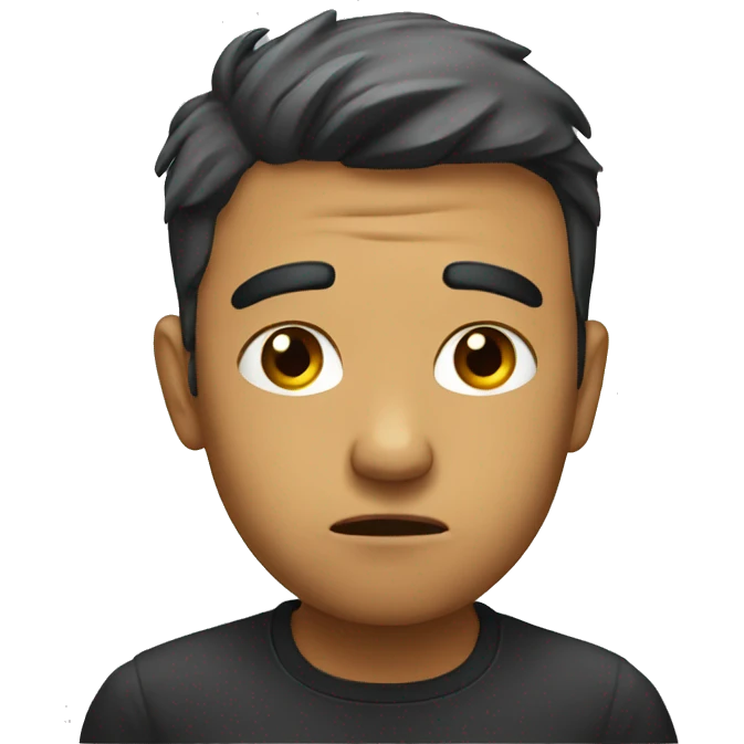 Disappointed emoji