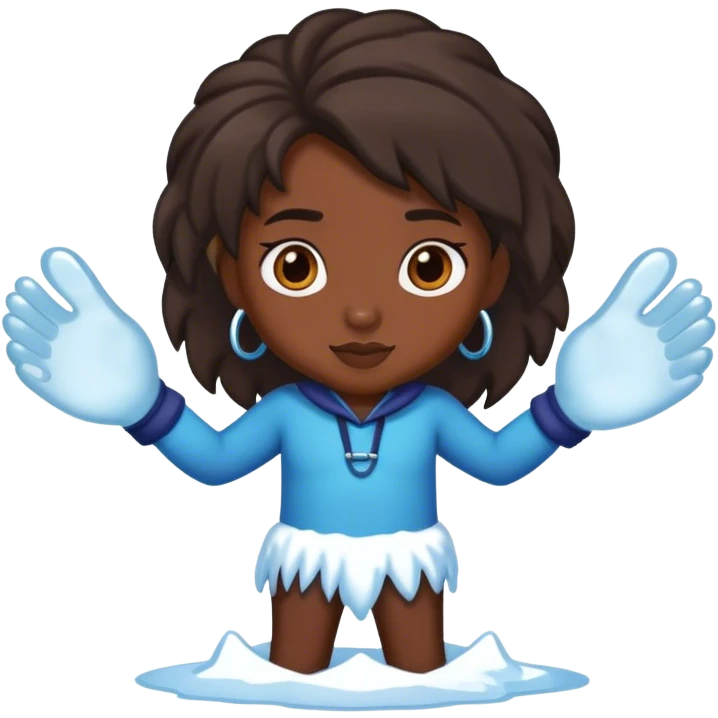 Ice spice with big feet emoji