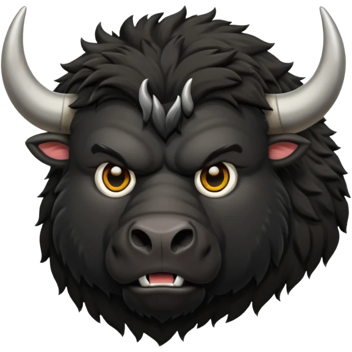 Black Bison emoji