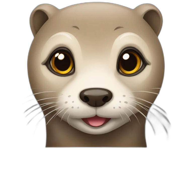Loutre mignonne emoji