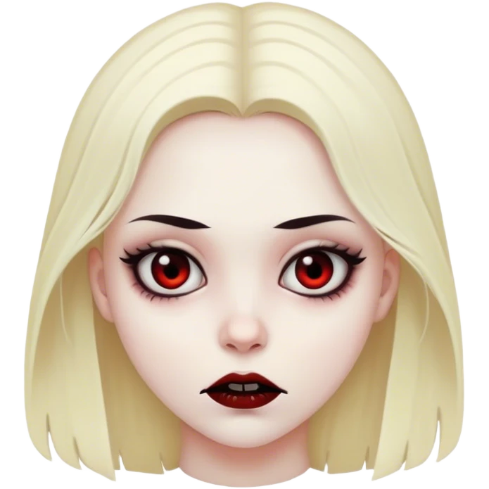 Scary girl emoji