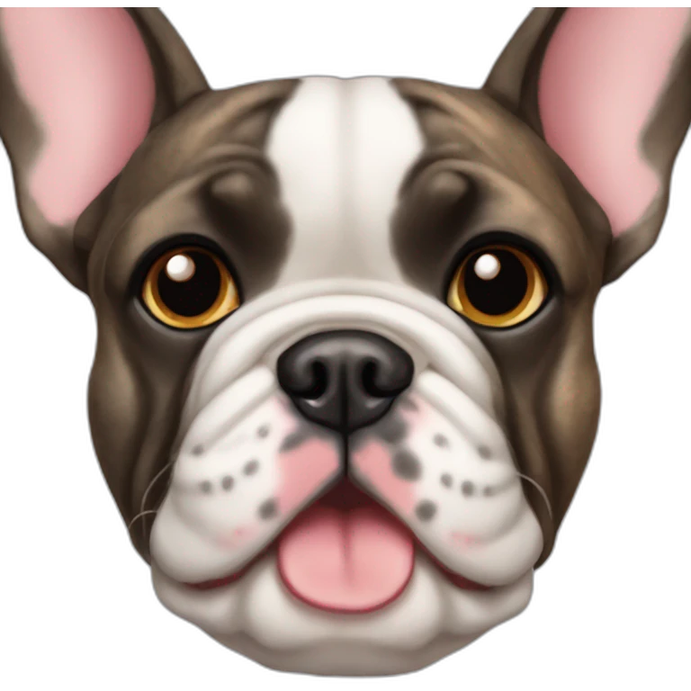 brindle french bulldog emoji