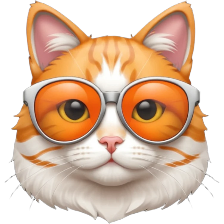 Cat wearing sunglasses emoji