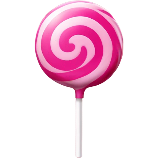 Pink lollipop emoji