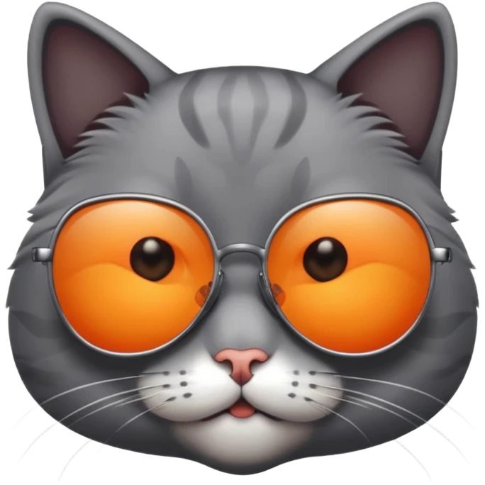 Cat wearing sunglasses emoji