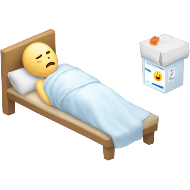 Sick person emoji