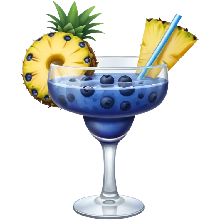 Pineapple Blueberry Margarita emoji