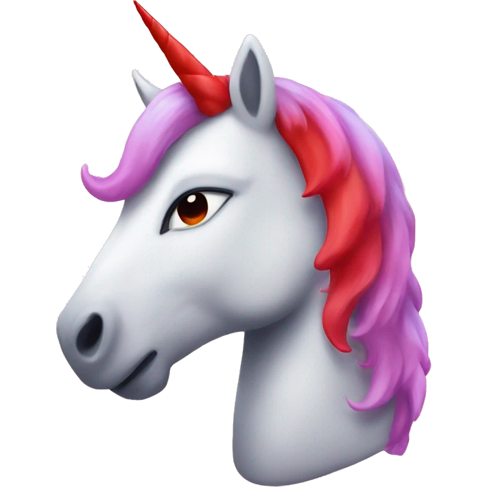 Unicorn with red X over it emoji