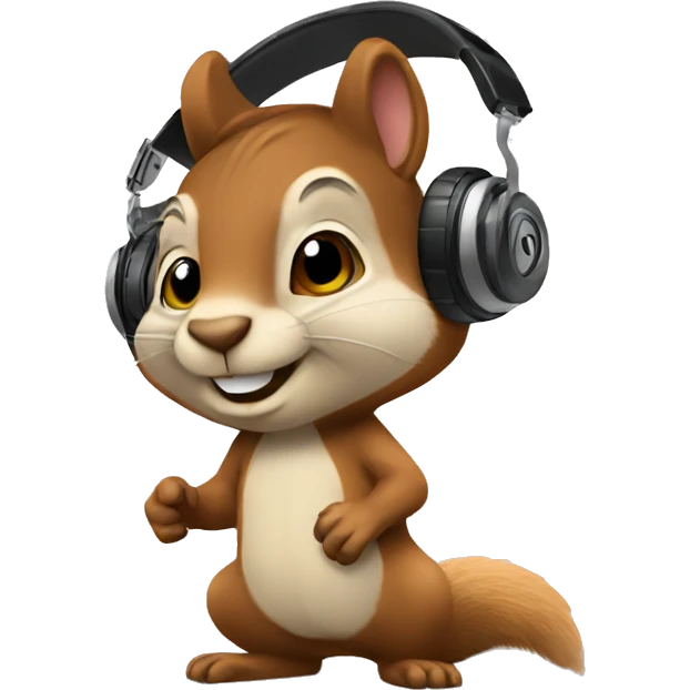 Dj squirrel emoji