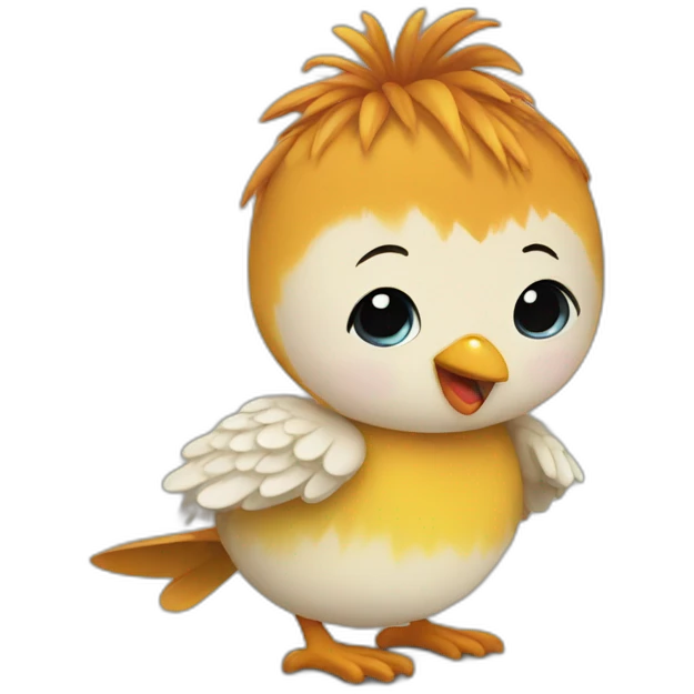 baby in a bird costume emoji