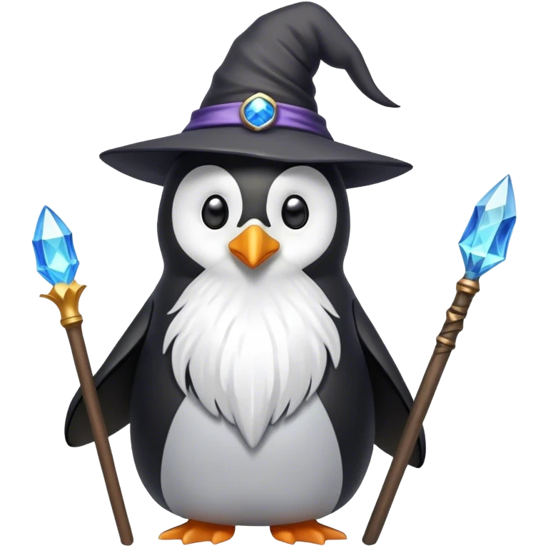 wizard penguin emoji