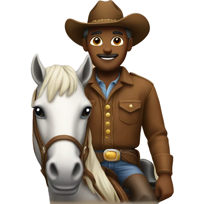 cowboy on a horse emoji