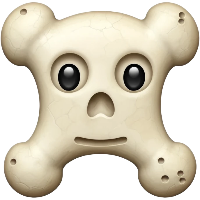 bone with tiny holes emoji