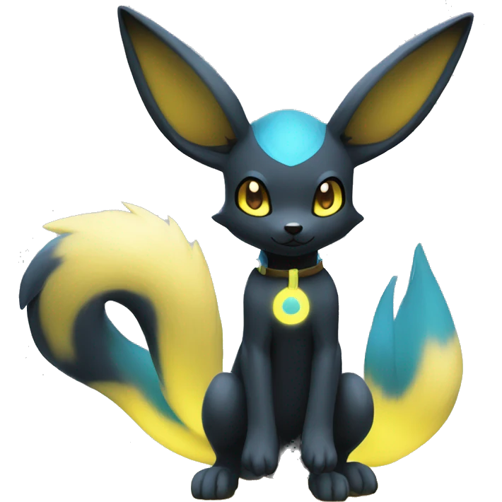 Umbreon-Lucario full body emoji