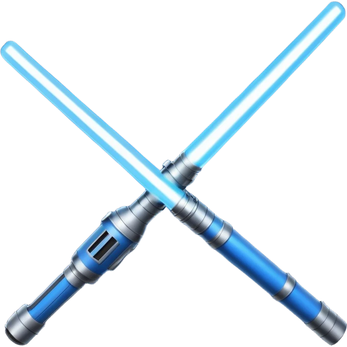 Blue Lightsaber from star wars emoji