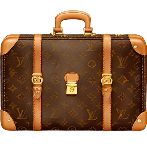 Louis Vuitton suitcase emoji