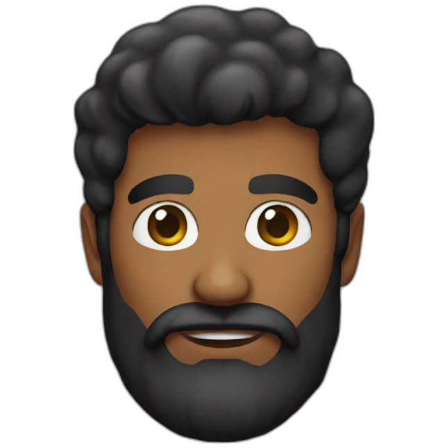 Black Beard  emoji