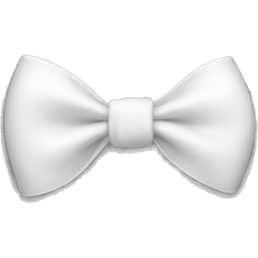 white bow emoji