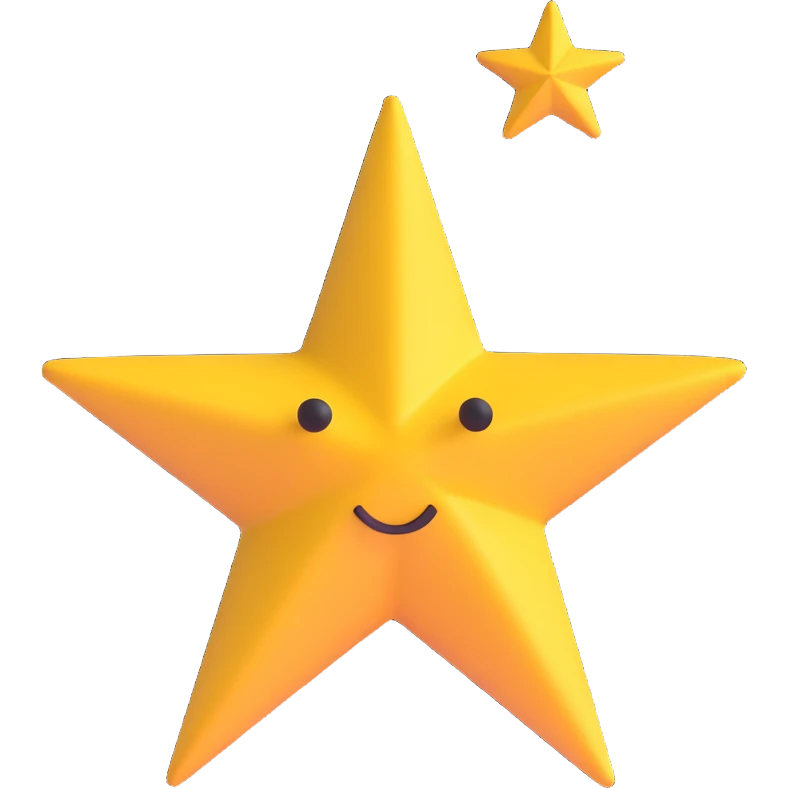 Star pink  emoji