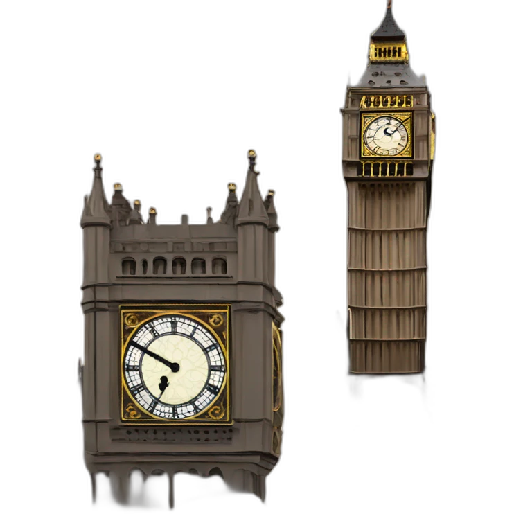 Bigben à Londres  emoji