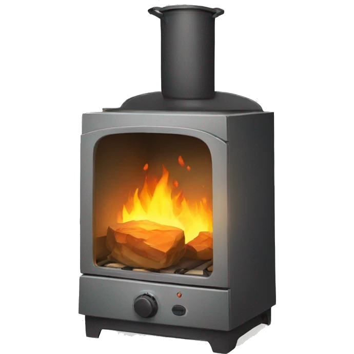 burning stone on stove emoji