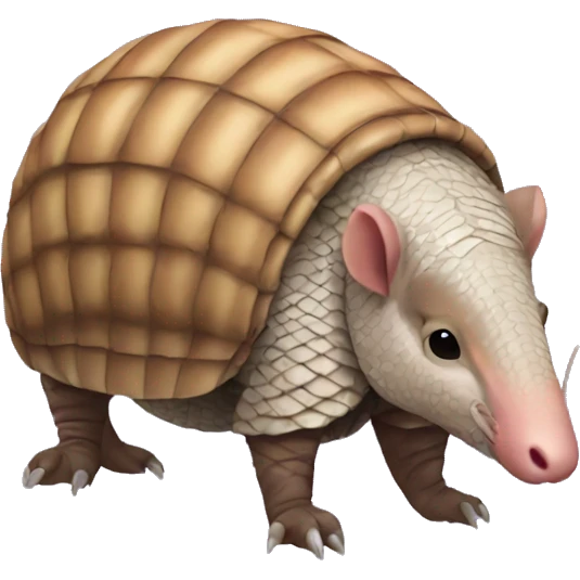 Southern three - banded armadillo emoji