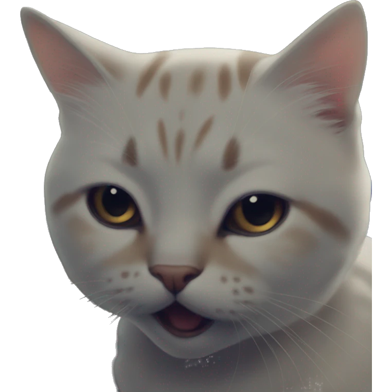 curious cat staring at you emoji