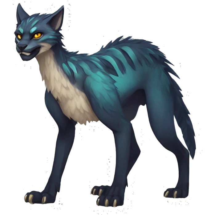 Cool Edgy Modern Vernid species by LiLaiRa full body emoji