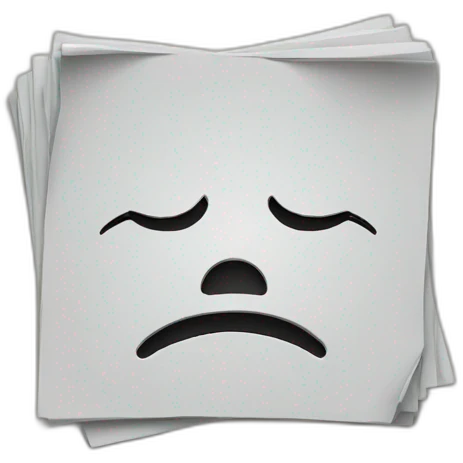 sad face showing no money with empty pockets emoji