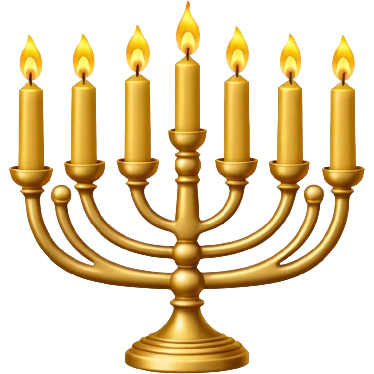 a menora emoji